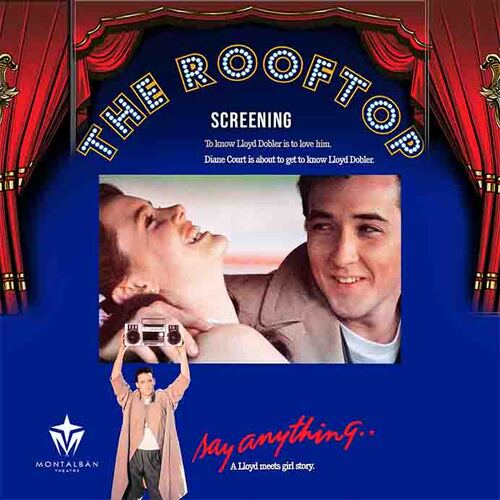 Say Anything : Cult Classic Hollywood Rooftop Screening poster