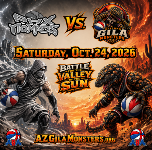 Arizona Gila Monsters  vs Phoenix Nomads poster