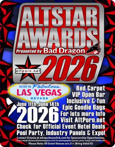 AltStar Awards 2026 June 14 Presented by Bad Dragon & AltStar Expo June 11-13  in Vegas poster