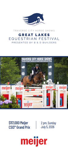 Fourth of July Weekend Horse Jumping in Traverse City image
