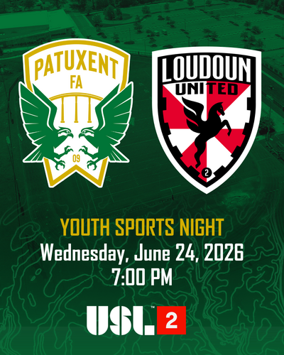 Youth Sports Night | Patuxent FA vs Loudoun United FC USL2  poster