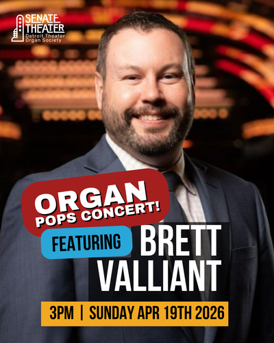 Organ Pops Concert Featuring Brett Valliant poster