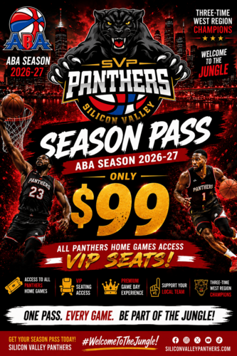 Join the Silicon Valley Panthers for the 2026-27 Season Pass Experience! poster