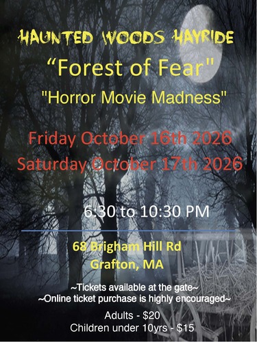 2026 Haunted Woods Hayride: Forest of Fear! poster