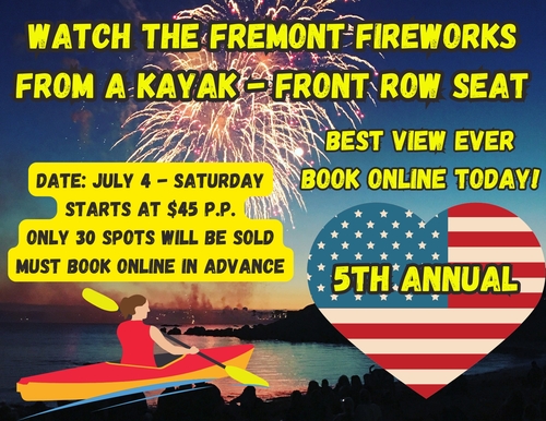Fremont Fireworks Paddle & View poster