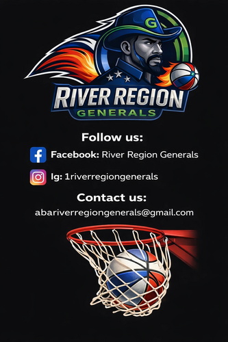 Join the River Region Generals for Tryouts! poster