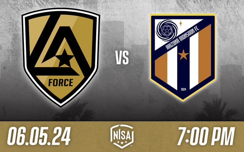 LA Force vs Arizona Monsoon FC (8/7) poster