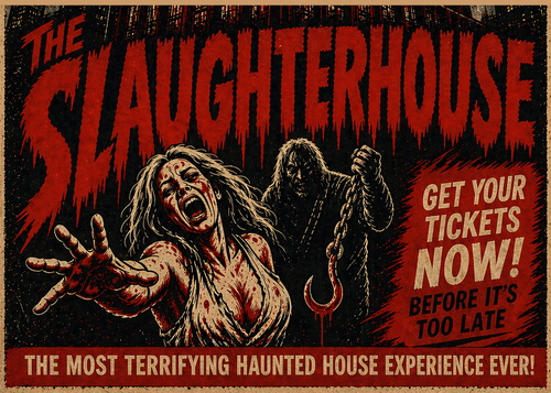THE SLAUGHTERHOUSE poster