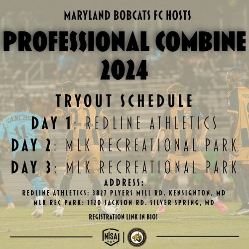 2024 Maryland Bobcats Professional Combine poster
